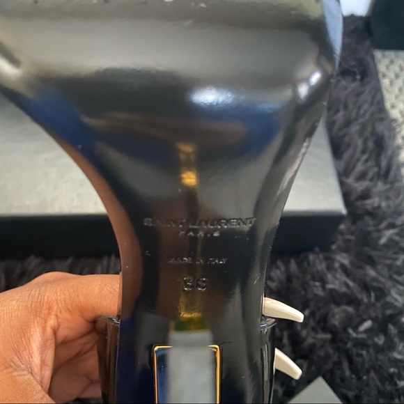 SOLD Saint Laurent- Opyum 110mm YSL heel sandals - Picture 11 of 14
